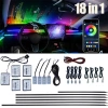 Toptan Araç İçi Ambiyans Led Profesyonel 64Renk Rgb App Kontrollu