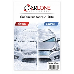 Toptan Üretimden Kışlık Araç İçi Ön Cam Buz Koruyucu Örtü Katmanlı 170x95Cm