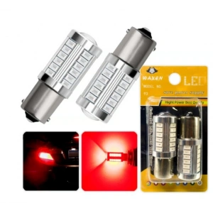 Toptan 93 Led 12V Smd Mercekli Kırmızı Renk Tek Duy