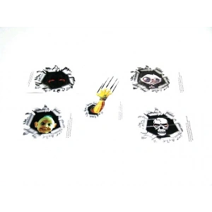 Toptan 3D Kabartmalı Dijital Sticker 2 Adet İthal Ürün