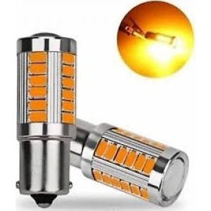 Toptan 93 Led 12V Smd Mercekli Turuncu Renk Tek Duy