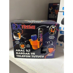Toptan Araç İçi Bardaklık Ve Telefon Tutucu Extreme01