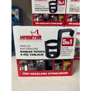 Toptan Araç İçi Bardaklık 5in1 Gazoz Açacağı ve Küllüklü EXT02