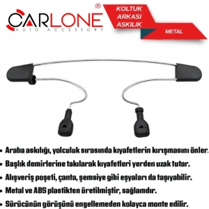Toptan Araç Kıyafet Askılığı Ceket Askılığı 1 Adet