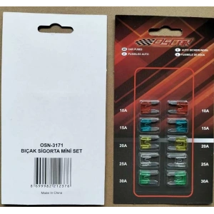 Toptan Bıçak Sigorta Mini Boy Set 10 Lu Paket