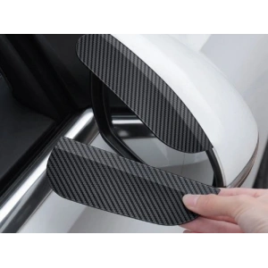 Toptan Dikiz Aynası Yağmur Siperliği Yağmur Kar Koruyucu Carbon Desen 2 Adet