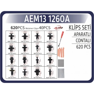 Toptan Klips Sekman Seti ve Sökme Aparatlı 620 Adet