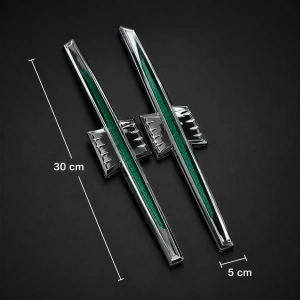 Toptan Krom Thunderbird Kuş Arma Yeşil Plastik - Bantlı