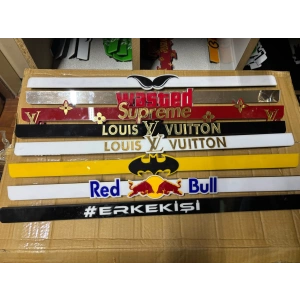 Toptan Dekor Plakalık Uzun Araç İçin Pleksi Takmatik 1 Adet