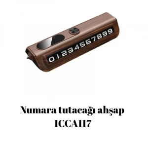 Toptan Lüks Araç İçi Numaratör Cam Kırıcılı Premium Ürün Ahşap Model