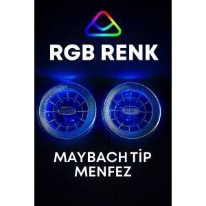 Toptan Mercedes Maybach Tip Menfez Işıklı Rgb Renk 1 Adet