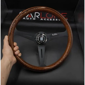 Toptan Nardi İtalyan Orta Siyah Ahşap İthal Direksiyon Orjinal Kodlu