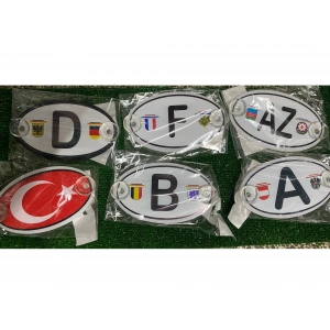 Toptan Oval Arma Vantuzlu Harf Pleksi Ürün