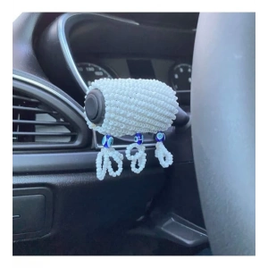 Toptan Sallama Sinyallik Boncuk Beyaz Renk El Örmesi