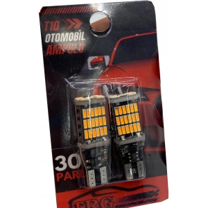 Toptan T15 Led Turuncu Ampül 12V