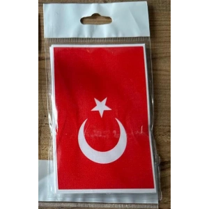 Toptan Tr Ayyıldız Sticker Orta Boy Sticker 10 Adet