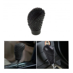 Toptan Silikon Vites Topuzu Masajlı Dik Model Siyah