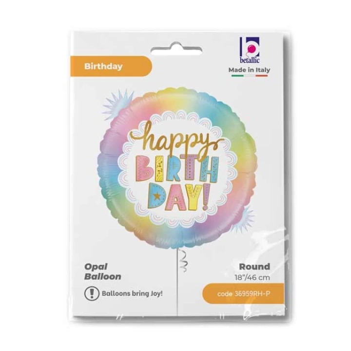 Folyo Balon Grabo 18 P. Opal Birthday