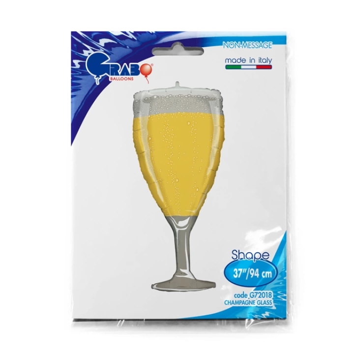 Folyo Balon Grabo 37 P. Champagne Glass