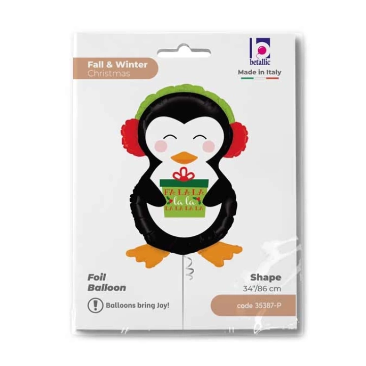 Folyo Balon Grabo 34 P. Holiday Penguin