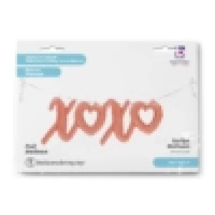 Folyo Balon Grabo 47 P. XOXO Script isolated