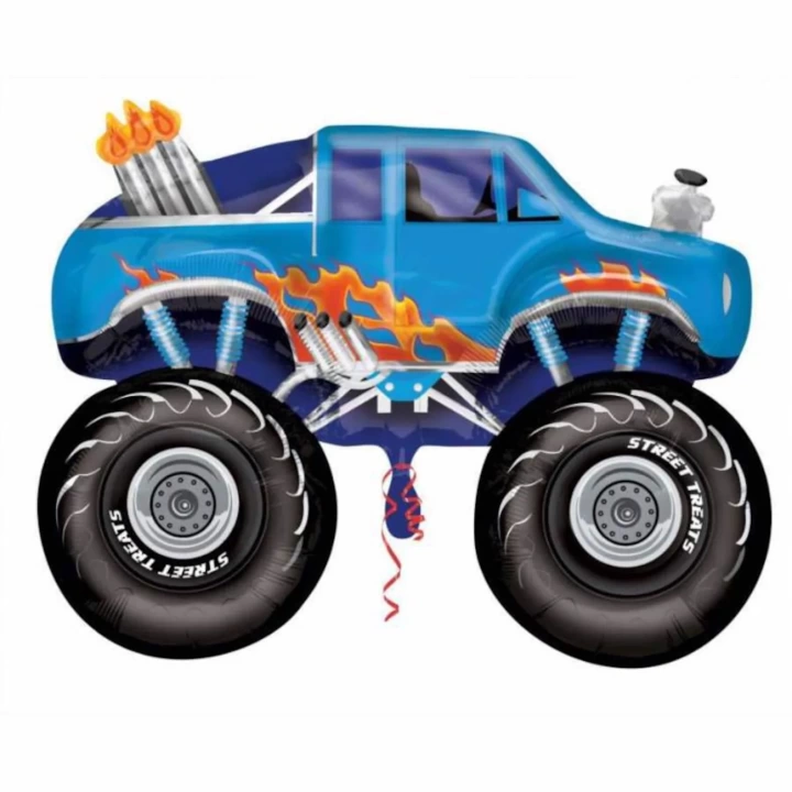 Folyo Balon S.S. 5li Monster Truck Blue