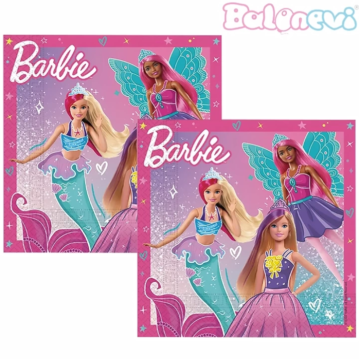 Peçete Lisanslı Barbie Fantasy 20li