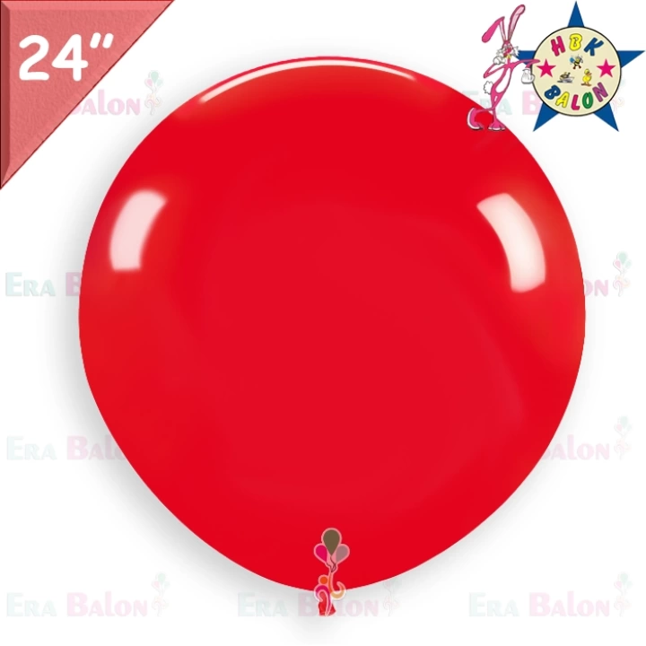 Pastel 24 Balon Jumbo Hbk Kırmızı 3lü