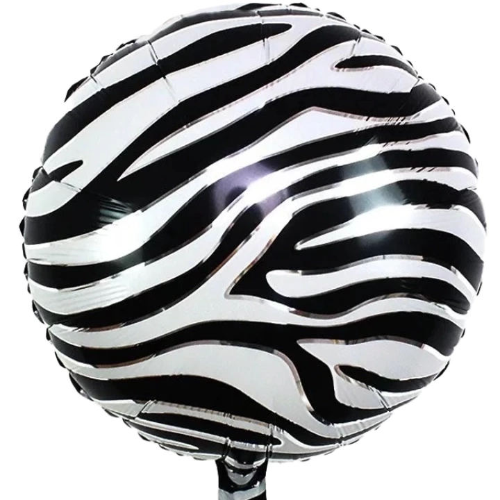 Folyo Balon Çin 18 Zebra Desen