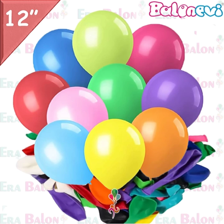 Pastel 12 Balon Balonevi Karışık