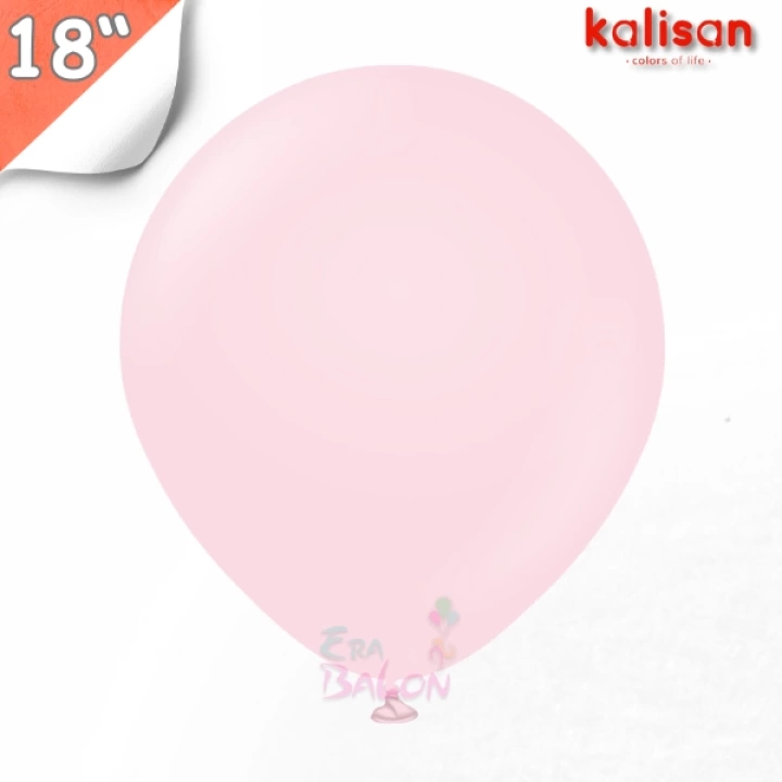 Pastel 18 Balon Jumbo Kalisan Açık Pembe 10lu (Light Pink)