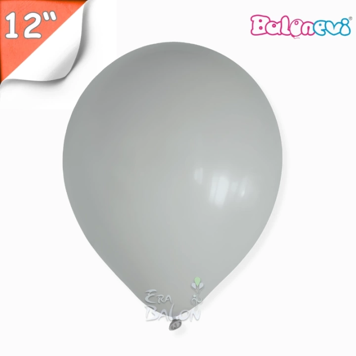 Pastel 12 Balon Balonevi Gri