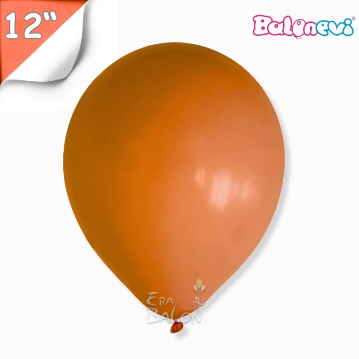 Pastel 12 Balon Balonevi Karamel