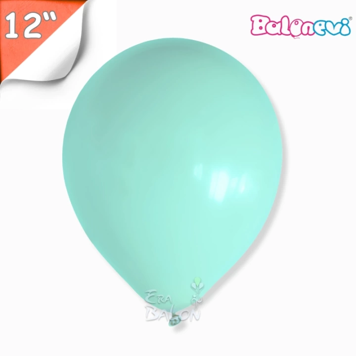 Pastel 12 Balon Balonevi Su Yeşil