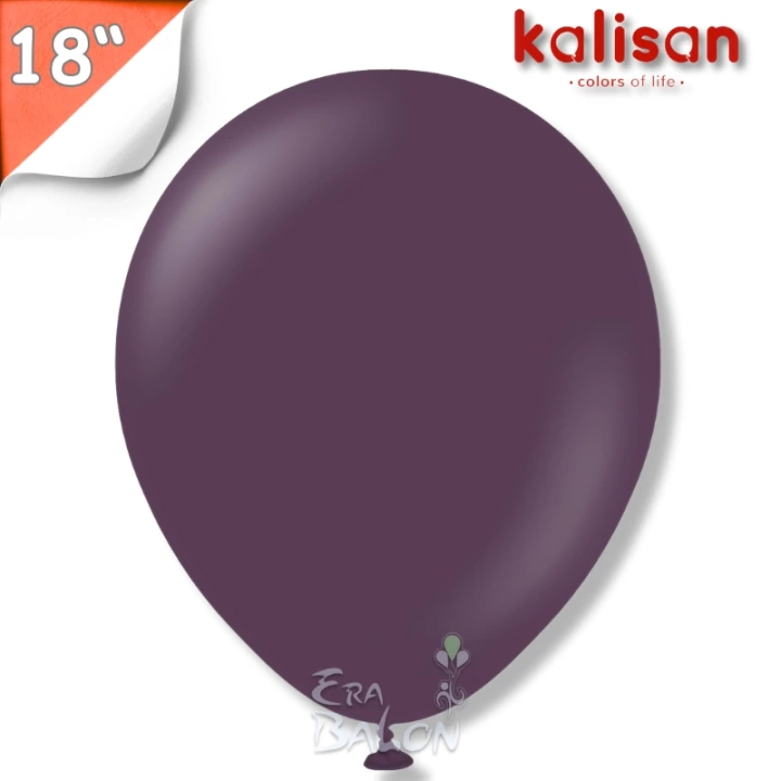 Pastel 18 Balon Jumbo Kalisan Erik 10lu (Plum)