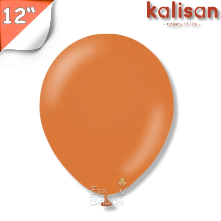 Pastel 12 Balon Kalisan Karamel Kahve (Caramel Brown)