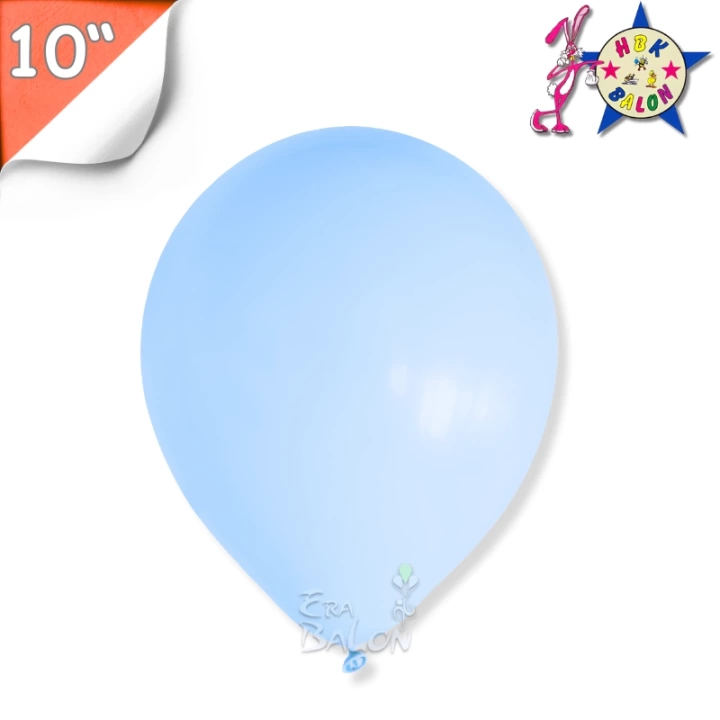 Makaron 10 Balon Hbk Mavi