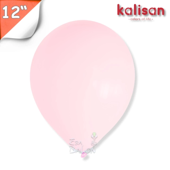 Makaron 12 Balon Kalisan Pembe (Macaron Pink)