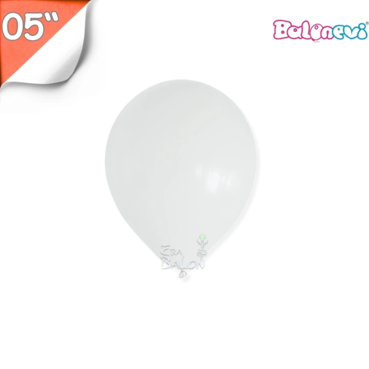 Pastel 05 Balon Balonevi Beyaz