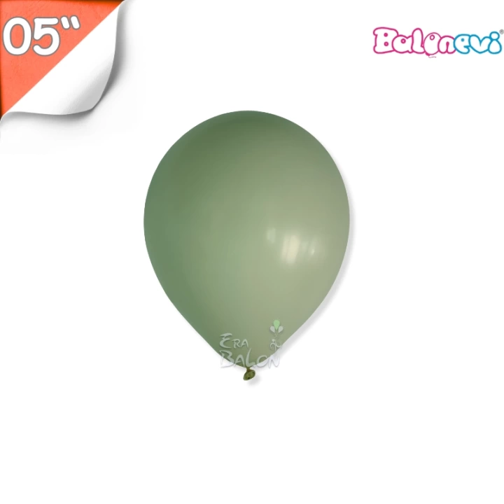 Pastel 05 Balon Balonevi Küf Yeşili