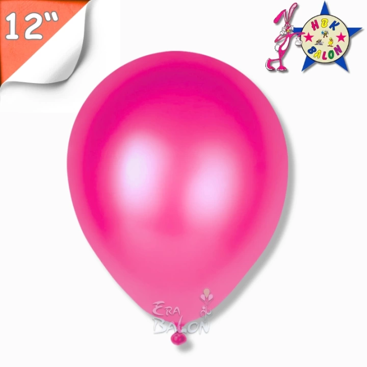 Metalik 12 Balon Hbk Rubi