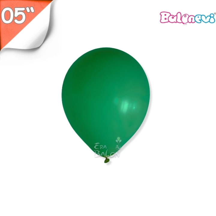 Pastel 05 Balon Balonevi Koyu Yeşil