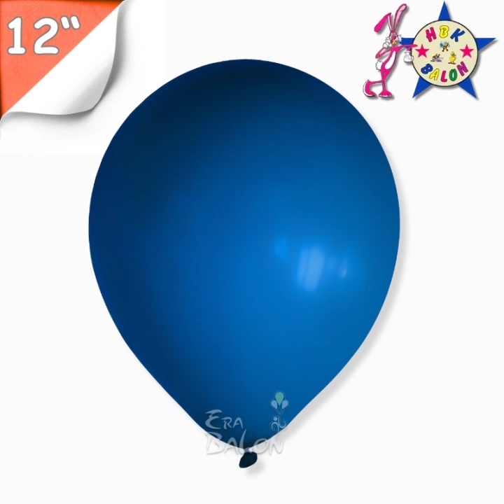 Pastel 12 Balon HBK Dark Mavi