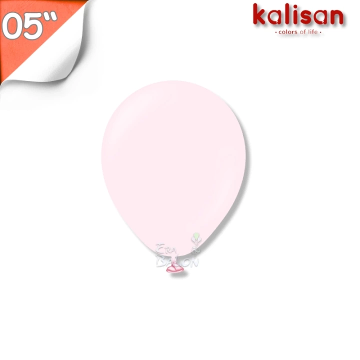 Makaron 05 Balon Kalisan Solgun Pembe (Macaron Pale Pink)