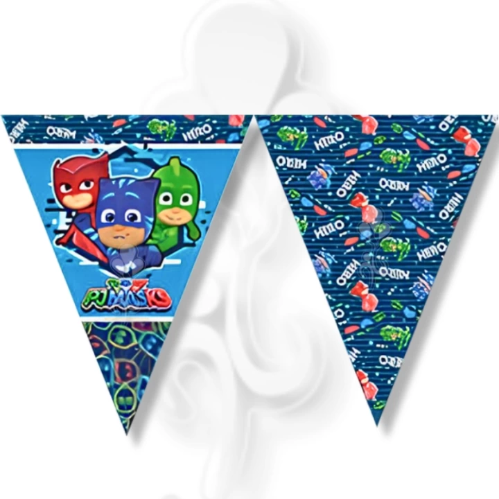 Üçgen Flema Lisanslı Pj Masks