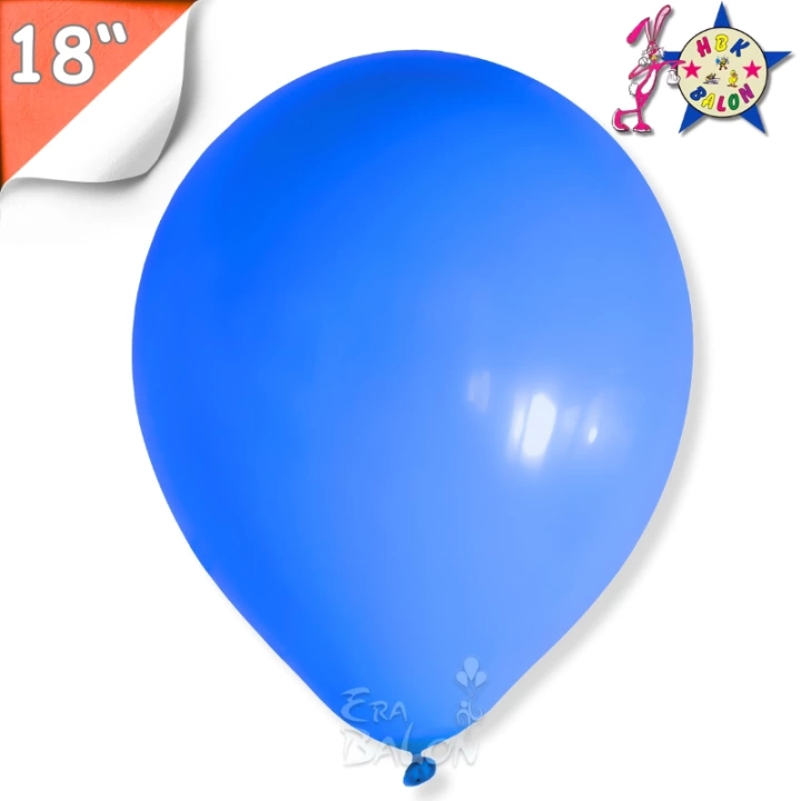 Pastel 18 Balon Jumbo Hbk Koyu Mavi 10lu