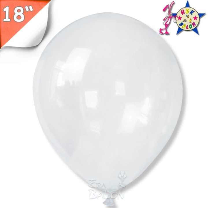 Pastel 18 Balon Jumbo Hbk Şeffaf 10lu