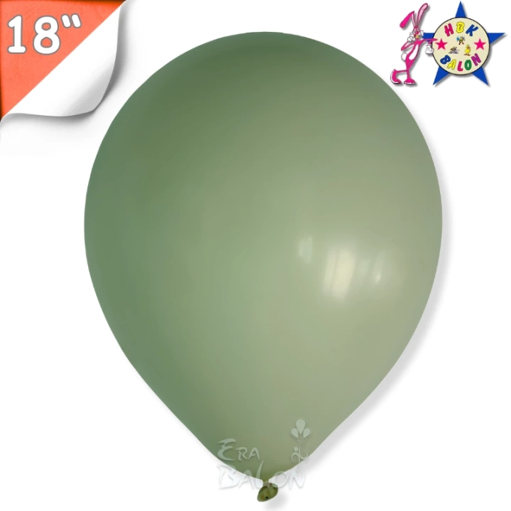 Pastel 18 Balon Jumbo Hbk Okaliptus 10lu