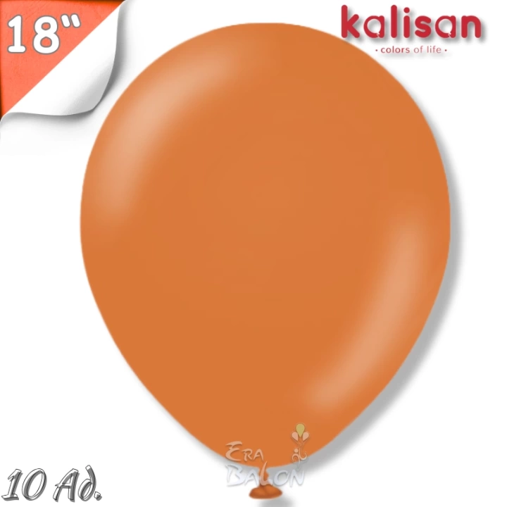 Pastel 18 Balon Jumbo Kalisan Karamel Kahve 10lu (Caramel Brown)