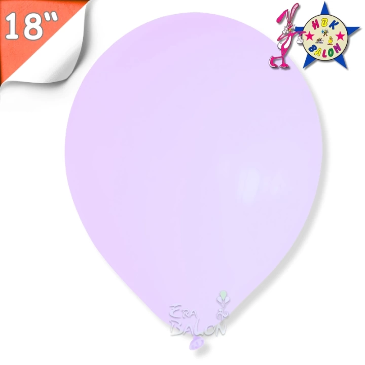 Makaron 18 Balon Jumbo Hbk Lila 10lu